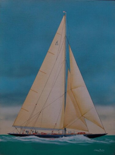 Painting titled "Endeavour I,navigua…" by Philippe Conrad, Original Artwork