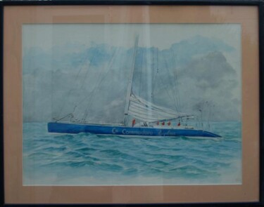 Painting titled "Commodore Explorer" by Philippe Conrad, Original Artwork