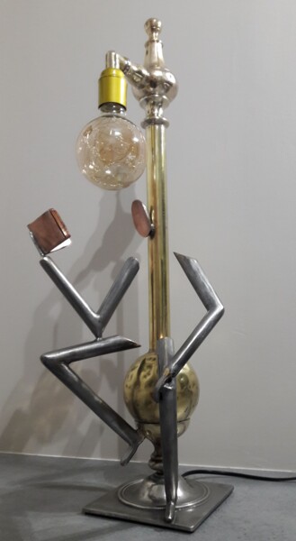 「139 lampe art déco…」というタイトルの彫刻 Philippe Fautrezによって, オリジナルのアートワーク
