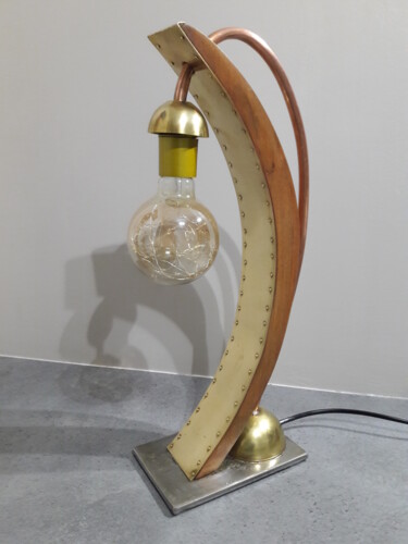 「lampe art déco 144」というタイトルの彫刻 Philippe Fautrezによって, オリジナルのアートワーク