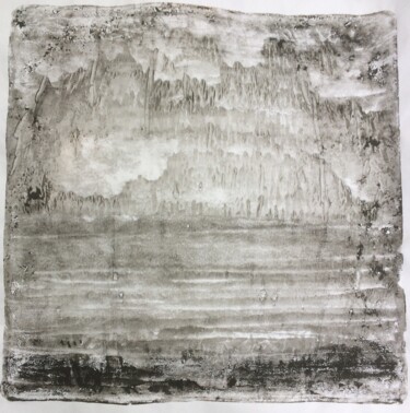 Prenten & gravures getiteld "brume d'été 3" door Philippe Louis Brognon, Origineel Kunstwerk, Monotype