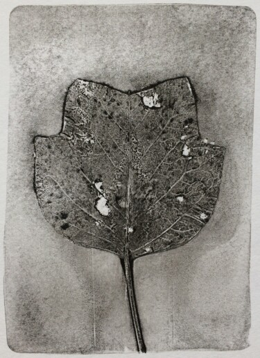 Prenten & gravures getiteld "feuillage 1" door Philippe Louis Brognon, Origineel Kunstwerk, Monotype