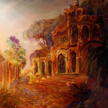 Painting titled "Indian Dream" by Philippe Metaireau, Original Artwork
