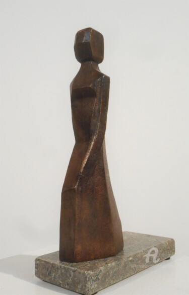 Escultura intitulada "FIGURE Déambulante…" por Philippe Olive, Obras de arte originais, Bronze
