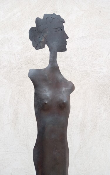 Rzeźba zatytułowany „FIGURE Forgée 131 cm” autorstwa Philippe Olive, Oryginalna praca, Metale
