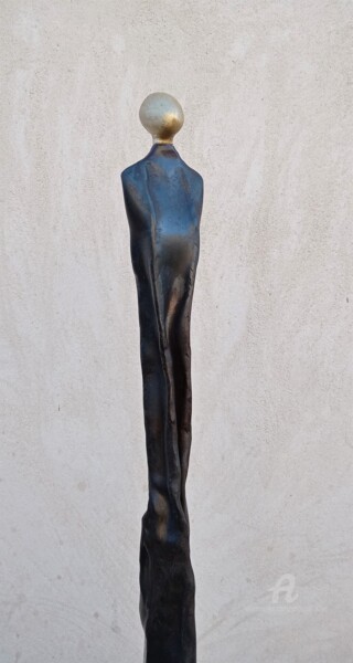 Escultura titulada "FIGURE  88" por Philippe Olive, Obra de arte original, Metales