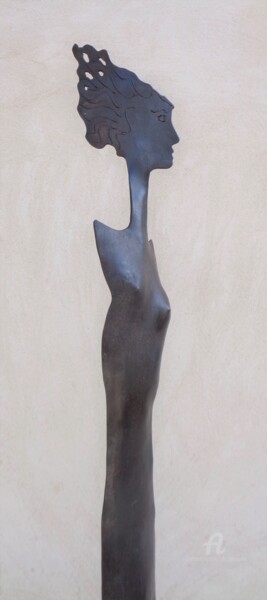 Escultura titulada "FIGURE 127" por Philippe Olive, Obra de arte original, Metales