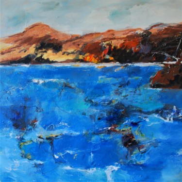 Painting titled "les iles  sanguinai…" by Philippe Olivié, Original Artwork, Oil