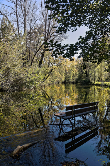 Fotografia zatytułowany „Les pieds dans l'eau” autorstwa Philippe Rozier (Photo-EOS), Oryginalna praca, Fotografia cyfrowa