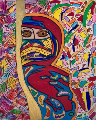 Peinture intitulée "Badawi" par Philippe Seigle, Œuvre d'art originale, Acrylique