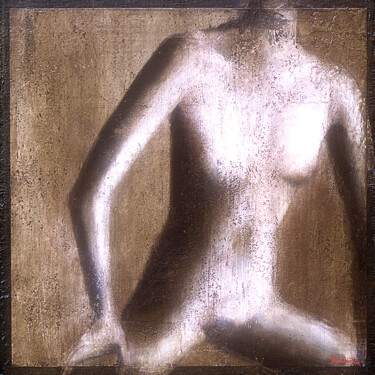Pintura titulada "Le pantin" por Philippe Vautrin, Obra de arte original, Oleo Montado en Bastidor de camilla de madera