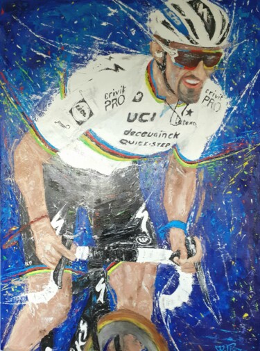 Pintura titulada "Champion du monde" por Philippe Walle, Obra de arte original, Oleo