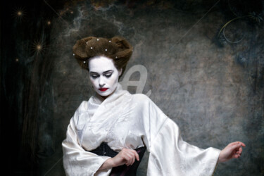 Photography titled "Kimono Girl" by Philippe Bousseau, Original Artwork, Digital Photography