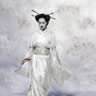 Photographie intitulée "Kimono Girl" par Philippe Bousseau, Œuvre d'art originale, Photographie numérique