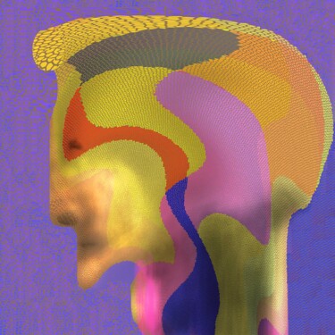 Digital Arts με τίτλο "THE VIRUS EATER" από Phillip Reese, Αυθεντικά έργα τέχνης, Ψηφιακή ζωγραφική