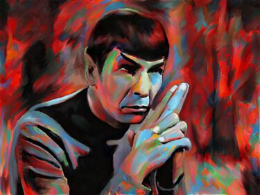 Arts numériques intitulée "Spock" par Michele Poenicia, Œuvre d'art originale, Peinture numérique