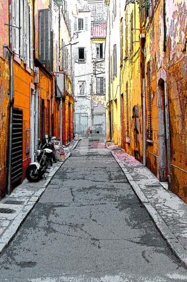 Photography titled "La Ciotat - Les rue…" by Josiane Karanian Boularot, Original Artwork