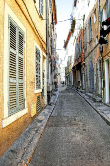 Fotografia intitolato "LA CIOTAT - Les rue…" da Josiane Karanian Boularot, Opera d'arte originale