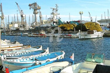 Fotografia intitulada "LA CIOTAT - Couleur…" por Josiane Karanian Boularot, Obras de arte originais