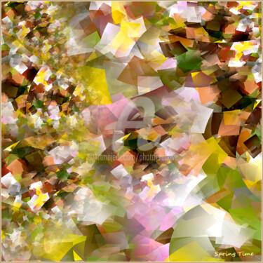 Digitale Kunst getiteld "Kaléidoscope - SPRI…" door Josiane Karanian Boularot, Origineel Kunstwerk, Digitaal Schilderwerk