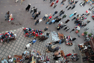 Photographie intitulée "03-la-place-jemaa-e…" par Michel Hervo, Œuvre d'art originale