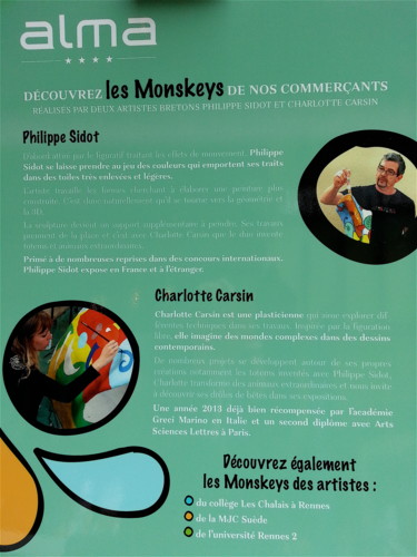 Фотография под названием "monskeys alma rennes" - Philippe Sidot Et Charlotte Carsin, Подлинное произведение искусства