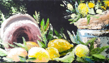Schilderij getiteld "Вкус к жизни" door Olga Pichkurova, Origineel Kunstwerk, Olie