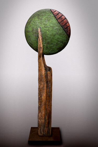 Sculpture titled ""Full Moon Hazard"…" by Picrate, Original Artwork, Metals