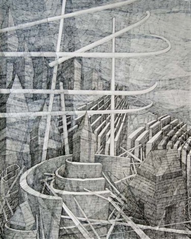 Drawing titled "Object I" by Dariusz Piekut, Original Artwork, Other