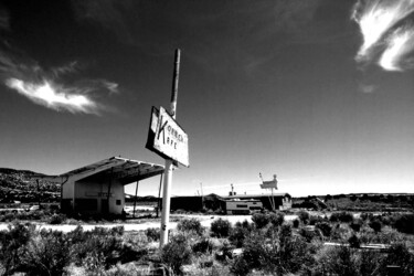 Fotografia intitolato "Arizona's Kafè" da Pier Maulini, Opera d'arte originale, fotografia a pellicola