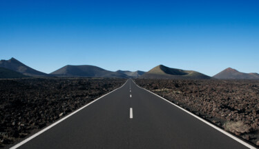 Photography titled "Road to Infinity 1" by Pier Maulini, Original Artwork, Digital Photography