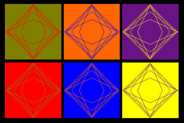 Digitale Kunst getiteld "colors of peace 4" door Pierga Dettori, Origineel Kunstwerk, Digitaal Schilderwerk