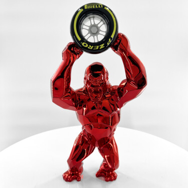 「King Kong F1 Red Ed…」というタイトルの彫刻 Pieri Gallery (Pieri)によって, オリジナルのアートワーク, 樹脂