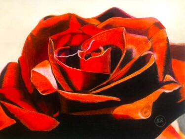 图画 标题为“Esprit de rose” 由Pierre Bayet, 原创艺术品, 铅笔