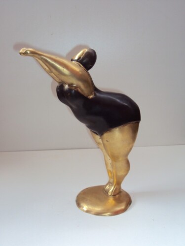 Sculpture titled "baigneuse bronze or…" by Pierre Gimenez, Original Artwork