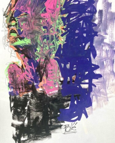 Pintura titulada "Wife colors" por Pierre Olié, Obra de arte original, Litografía