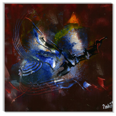 "TABLEAU Art contemp…" başlıklı Tablo Pierre Olié tarafından, Orijinal sanat, Petrol