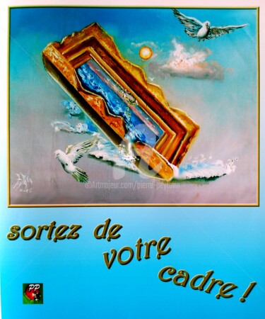 Digital Arts titled "SORTIR DU CADRE" by Pierre Peytavin, Original Artwork, 2D Digital Work