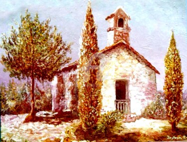 Digital Arts με τίτλο "Chapelle de montagne" από Pierre Peytavin, Αυθεντικά έργα τέχνης, 2D ψηφιακή εργασία