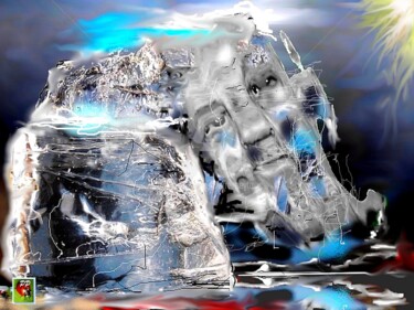 Arte digitale intitolato "MOMENT FROID" da Pierre Peytavin, Opera d'arte originale, Fotomontaggio