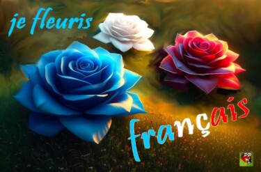 Arts numériques intitulée "je fleuris français" par Pierre Peytavin, Œuvre d'art originale, Image générée par l'IA
