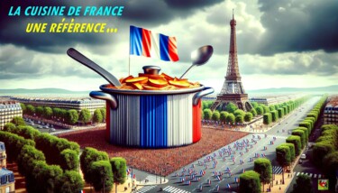 "CUISINE DE FRANCE U…" başlıklı Dijital Sanat Pierre Peytavin tarafından, Orijinal sanat, AI tarafından oluşturulan görüntü