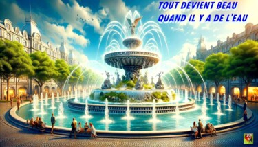 Digital Arts titled "Tout devient beau Q…" by Pierre Peytavin, Original Artwork, AI generated image