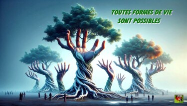 Arte digitale intitolato "TOUTES LES FORMES D…" da Pierre Peytavin, Opera d'arte originale, Immagine generata dall'IA