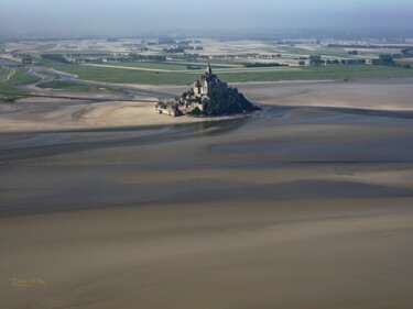 Fotografia intitolato "Mont-Saint-Michel3" da Pierre Piton, Opera d'arte originale, Fotografia digitale