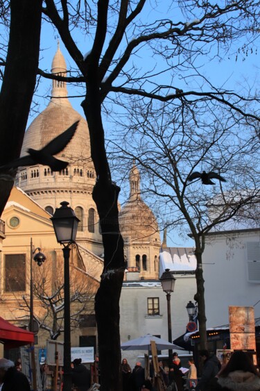 Fotografie mit dem Titel "Place du Tertre, Mo…" von Pierre-Yves Rospabé, Original-Kunstwerk, Digitale Fotografie