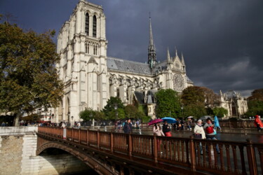 Fotografía titulada "Paris, Notre Dame,…" por Pierre-Yves Rospabé, Obra de arte original, Fotografía digital