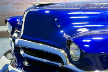 Fotografia zatytułowany „Cadillac bleue coba…” autorstwa Pierre-Yves Rospabé, Oryginalna praca, Fotografia cyfrowa