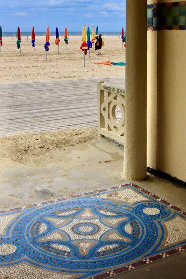 Fotografia zatytułowany „Deauville-plage” autorstwa Pierre-Yves Rospabé, Oryginalna praca, Fotografia cyfrowa