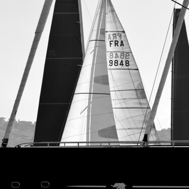 Photography titled "Jeu de voiles class…" by Pierre-Yves Rospabé, Original Artwork, Non Manipulated Photography